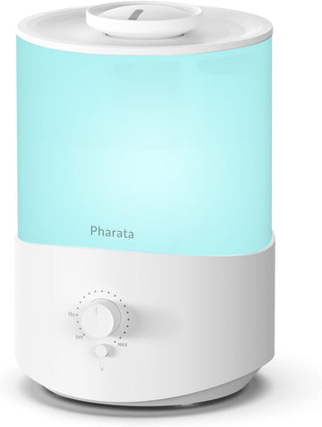Humidifier for Bedroom, 4L Cool Mist Humidifier with Essential Oil Diffuser for Home, Plant, Ultrasonic Humidification Auto Shut-Off