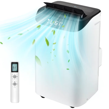 Agtana 8000 BTU (12000 BTU ASHRAE) Portable Air Conditioner Cools Room up to 500 sq.ft, 3-in-1 Portable AC Unit with Dehumidifier & Fan, Including Remote Control, DIY Window Kit