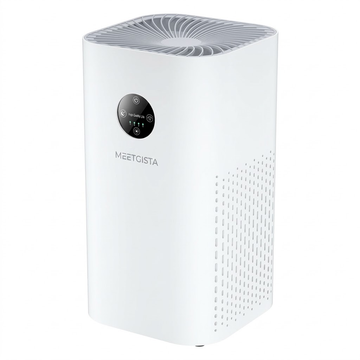 MEETGISTA Air Purifier for Home & Large Rooms - HEPA Composite Filter with Negative Ion & UV Technology, Ultra-Quiet Touch Control for Allergies, Smoke & Pet Dander